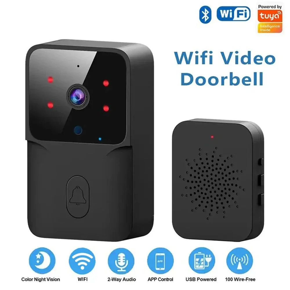 Sonnette Vidéo WiFi Sans Fil Avec Caméra