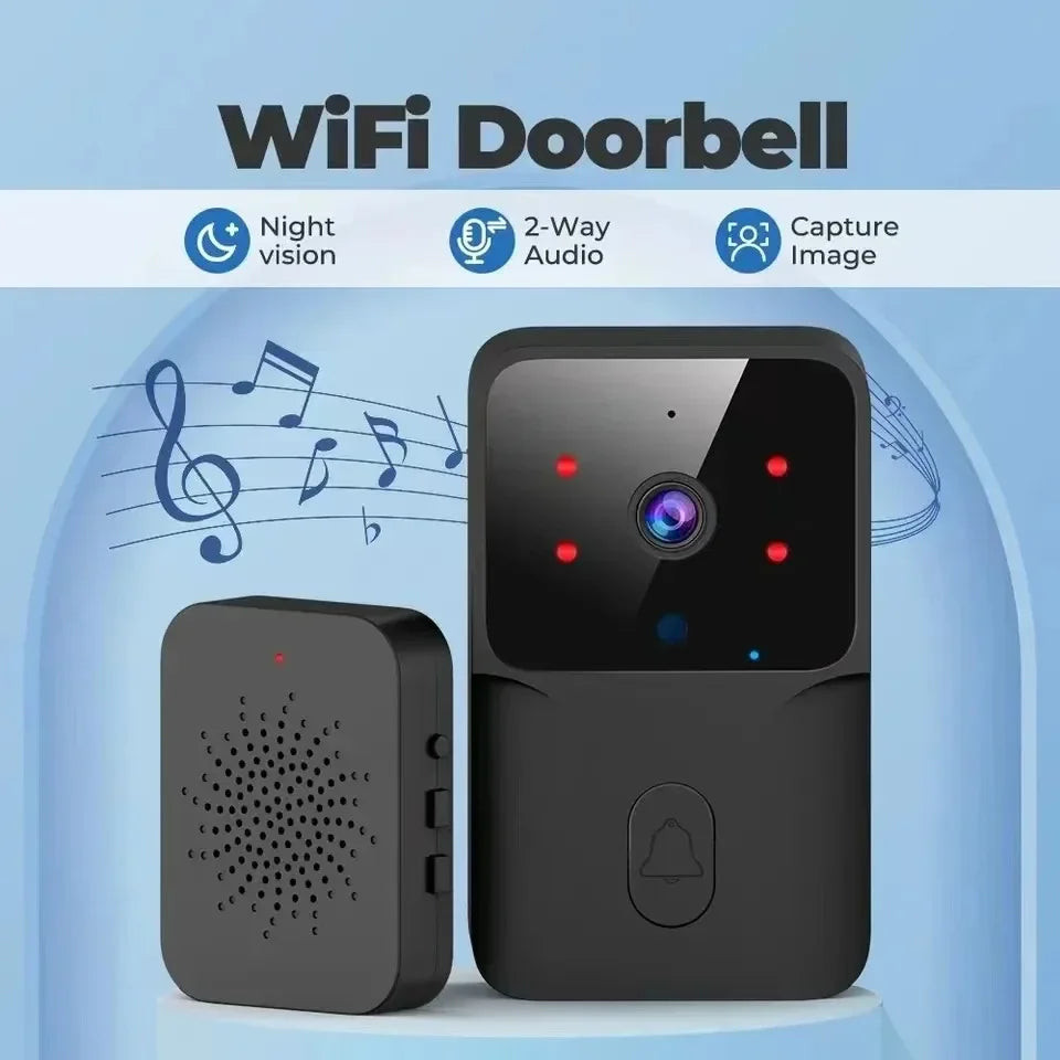 Sonnette Vidéo WiFi Sans Fil Avec Caméra