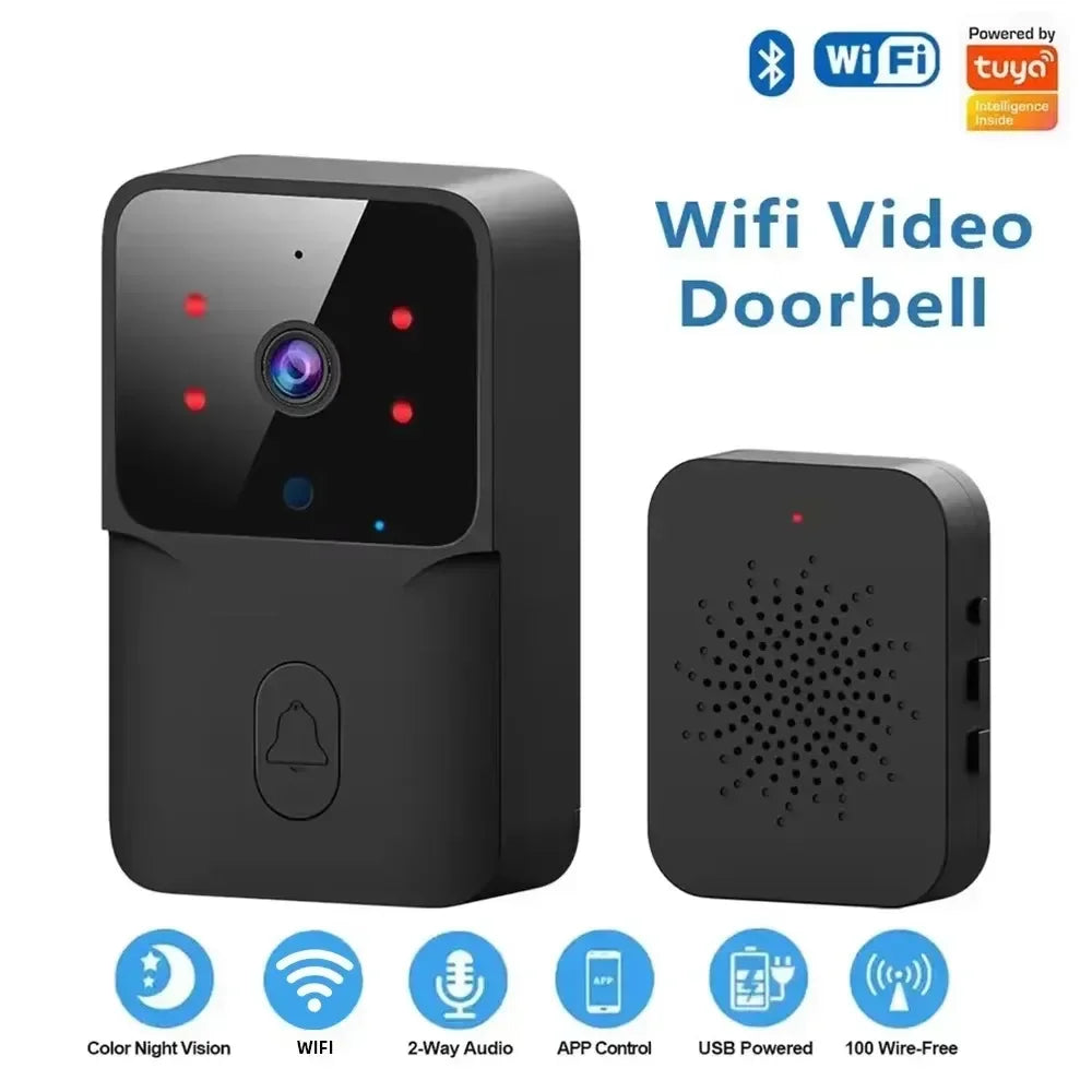 Sonnette Vidéo WiFi Sans Fil Avec Caméra