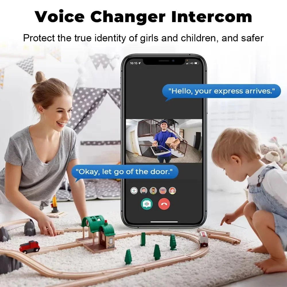 Sonnette Vidéo WiFi Sans Fil Avec Caméra