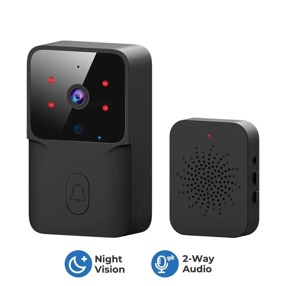 Sonnette Vidéo WiFi Sans Fil avec Vision Nocturne IR