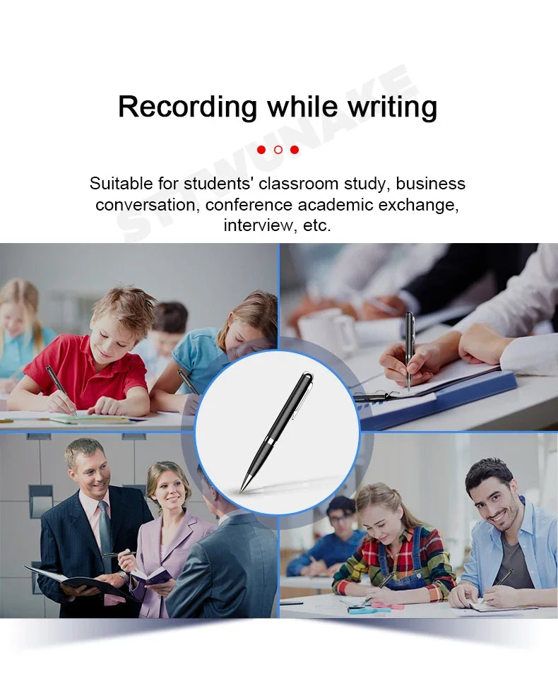 Stylo Enregistreur Vocal Numérique en Métal