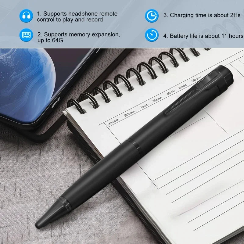 Stylo Enregistreur Vocal Numérique Portable