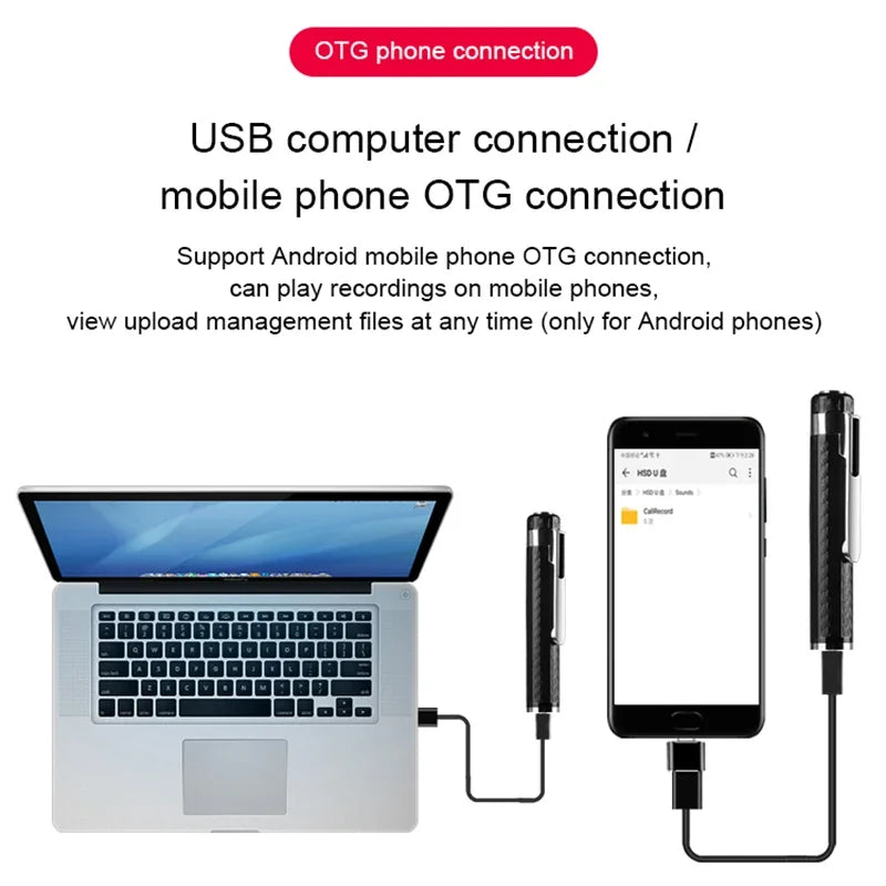 Stylo Enregistreur Vocal Numérique USB