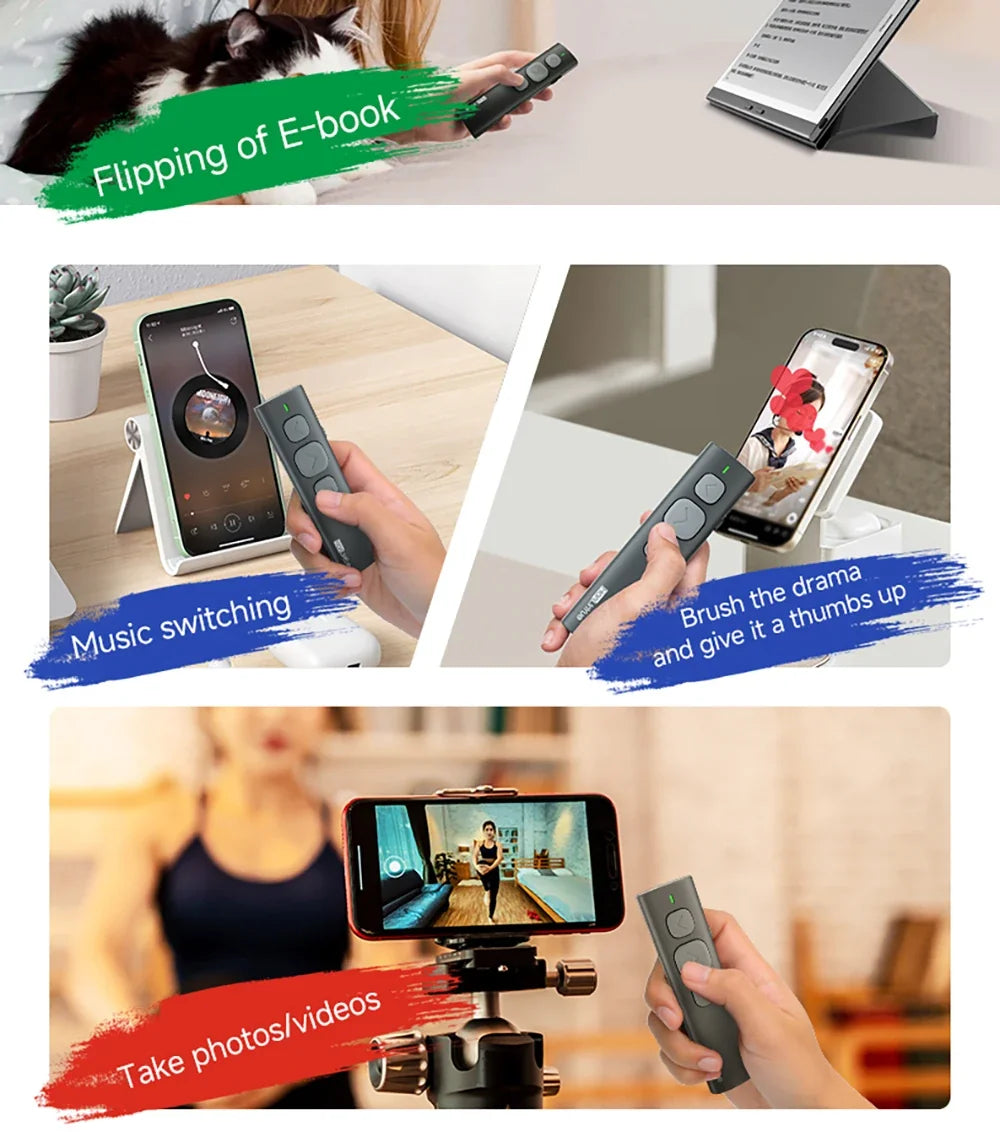 Stylo Télécommande Bluetooth pour Caméra Et Lecture