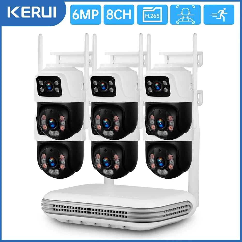 Système De Caméras De Surveillance Sans Fil 8 Canaux