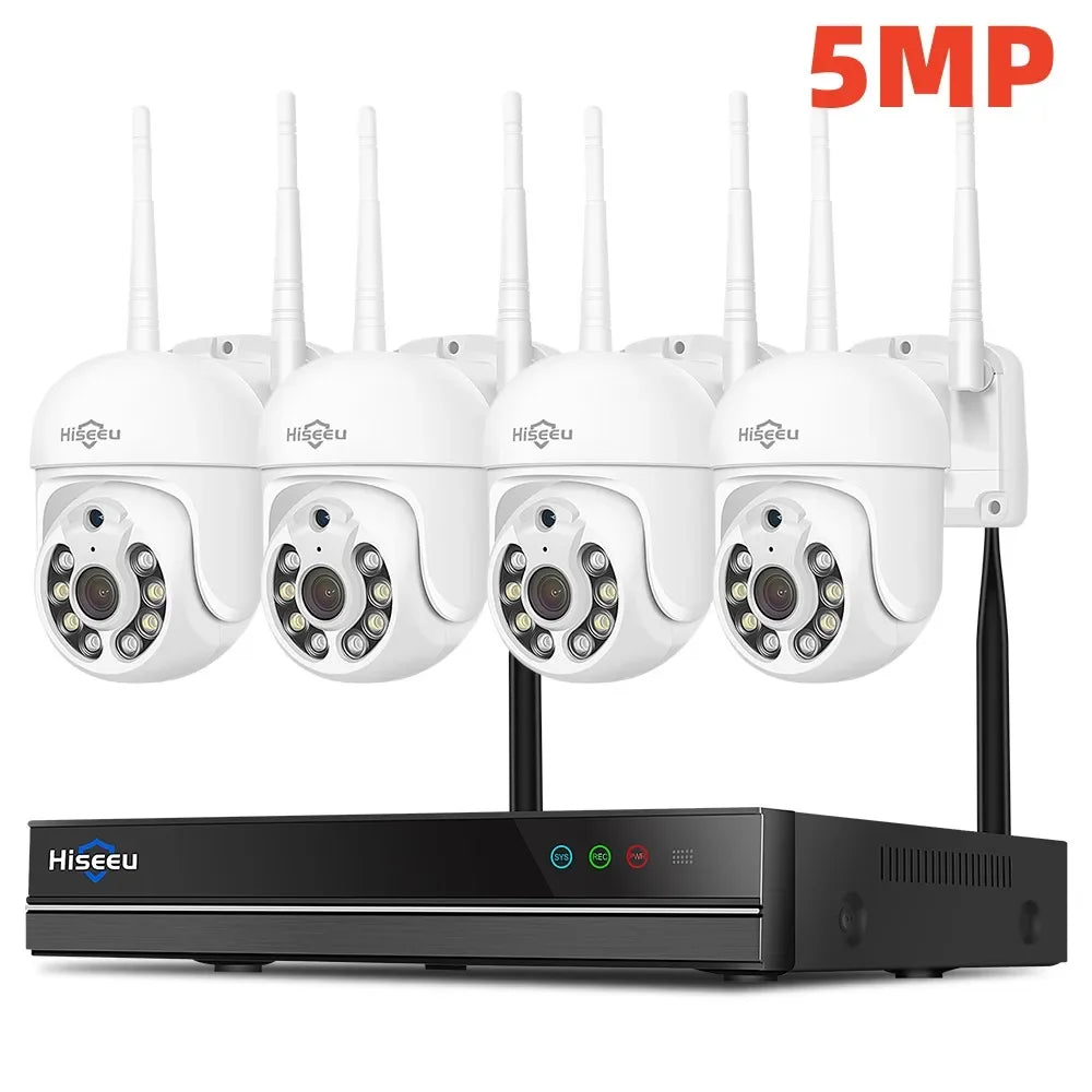 Système De Caméras De Surveillance WiFi PTZ 4 Caméras Image
