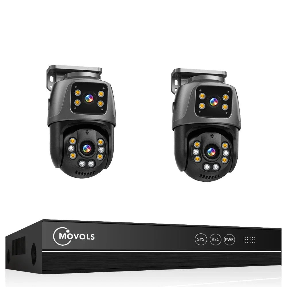 Système De Surveillance NVR 16CH À Double Objectif 6MP