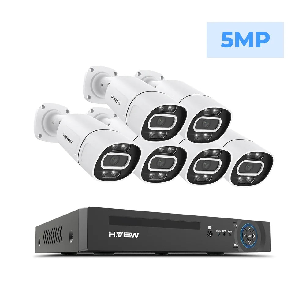 Système De Vidéosurveillance 8 Canaux 4K Avec Détection Humaine