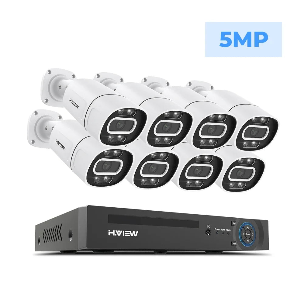 Système De Vidéosurveillance 8 Canaux 4K Avec Détection Humaine Image