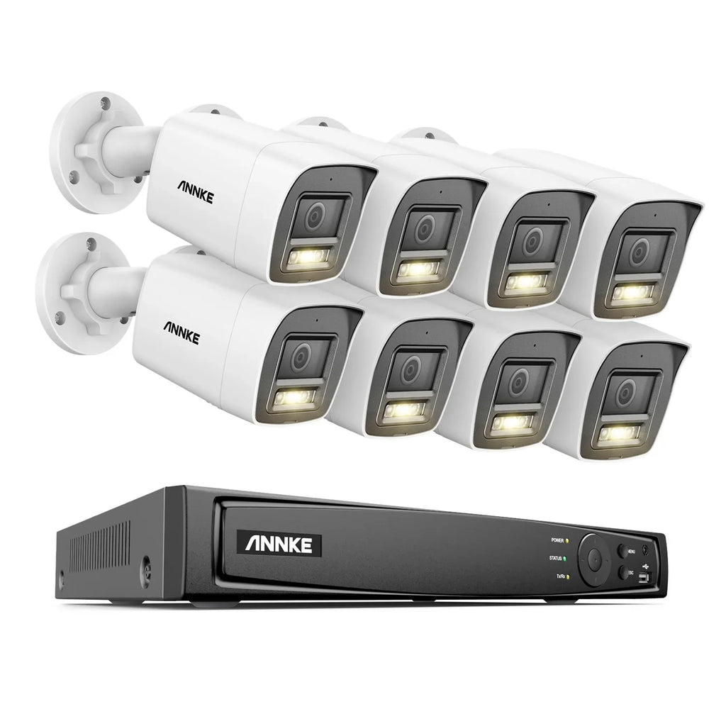 Système De Vidéosurveillance NVR 16 Canaux Avec Caméras IP PoE