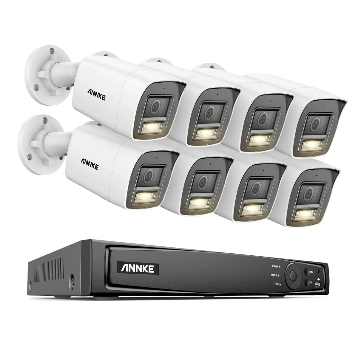 Système De Vidéosurveillance NVR 16 Canaux Avec Caméras IP PoE Image