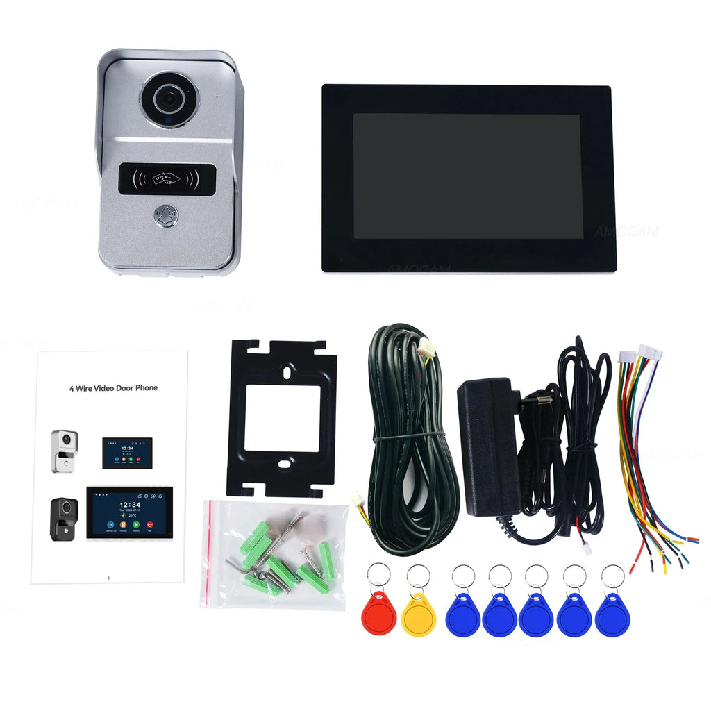 Visiophone Wi-Fi Tactile 7 Pouces Avec Caméra 1080P